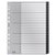 Tabblad Leitz Recycle A4 11-gaats 1-20 extra breed PP