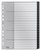 Tabblad Leitz Recycle A4 11-gaats 1-20 extra breed PP