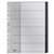 Intercalaires Leitz Recycle A4 11 trous 1-31 Extra Large PP