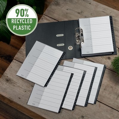 Intercalaires Leitz Recycle A4 11 trous 1-31 Extra Large PP