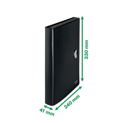 Projectmap Leitz Recycle A4 5-vaks PP zwart