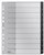 Tabblad Leitz Recycle A4 11-gaats 1-10 extra breed PP
