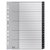 Intercalaires Leitz Recycle A4 11 trous A-Z Extra Large PP