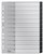 Tabblad Leitz Recycle A4 11-gaats 1-12 extra breed PP