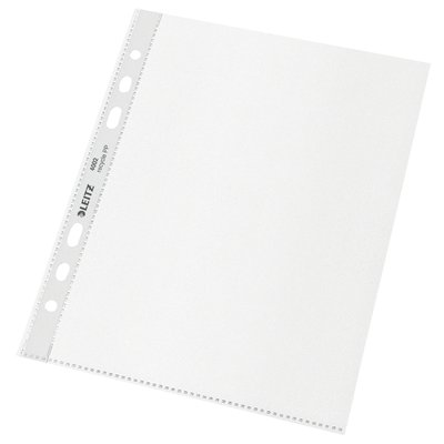 Pochette Leitz Recycle A5 6 perforations PP 100µ transparent 25 pièces