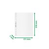 Pochette Leitz Recycle A5 6 perforations PP 100µ transparent 25 pièces Photo