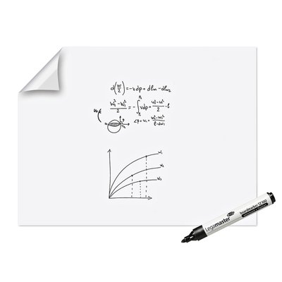 Magic-Chart Legamaster whiteboard XL 90x120cm wit 15 vel