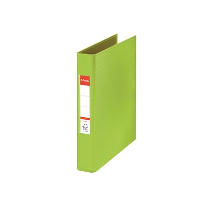 Classeur Esselte VIVIDA A5 2 anneaux méc-O 25mm PP vert