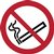 Pictogram bordje Djois Rookverbod Ø200mm rood