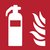 Pictogramme Djois Extincteur 200x200mm rouge