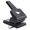 Perforator Rapesco Germ-Savvy Heavy Duty HD865-P antibacterieel 2-gaats zwart foto