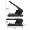 Perforator Rapesco Germ-Savvy Heavy Duty HD865-P antibacterieel 2-gaats zwart foto