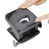 Perforator Rapesco Germ-Savvy Less Effort Eco X5-40ps antibacterieel 2-gaats zwart foto