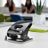 Perforator Rapesco Germ-Savvy Less Effort Eco X5-40ps antibacterieel 2-gaats zwart foto
