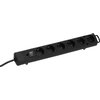 Bloc multiprise Brennensthul Comfort Plus 6 prises incl prise plate 2m noir Photo