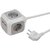 Bloc multiprise Brennenstuhl 4 prises + 2 USB 140cm gris/blanc