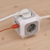 Bloc multiprise Brennenstuhl 4 prises + 2 USB 140cm gris/blanc Photo