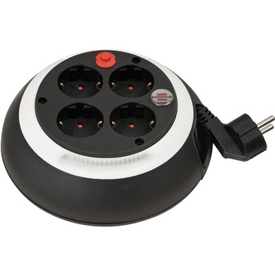 Enrouleur de câble Brennenstuhl 3m noir/blanc
