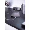 Bloc multiprise Brennenstuhl Estilo 4 prises incl 2 USB 2m noir/argent Photo