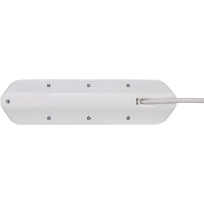 Bloc multiprise Brennenstuhl Estilo 4 prises incl 2 USB 2m blanc/argent