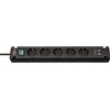 Bloc multiprise Brennenstuhl Bremounta 5 prises + 2 USB 3m noir Photo