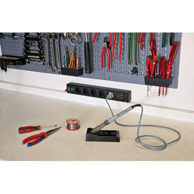 Bloc multiprise Brennenstuhl Bremounta 5 prises + 2 USB 3m noir