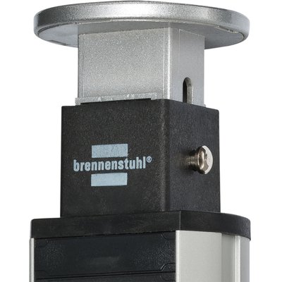 Multiprise Brennenstuhl Tour escamotable 3 prises 2m noir/argent