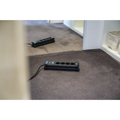 Bloc multiprise Brennenstuhl Premium 4 prises 1,8m noir