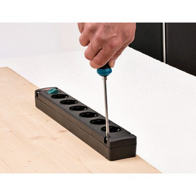 Bloc multiprise Brennenstuhl Bremounta 6 prises 3m noir