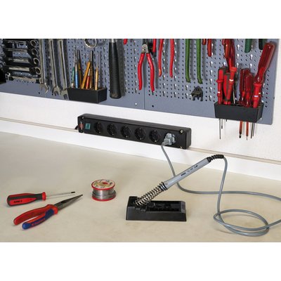 Bloc multiprise Brennenstuhl Bremounta 6 prises 3m noir