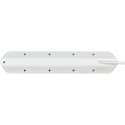 Stekkerdoos Brennenstuhl bureau Estilo 6vdig incl 2 USB 2m wit/zilver