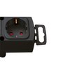Bloc multiprise Brennensthul Comfort Plus 4 prises incl prise plate 2m noir Photo