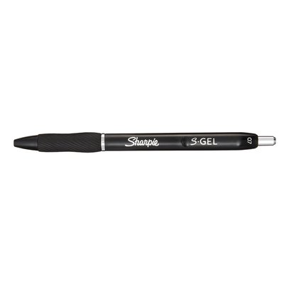 Stylo gel Sharpie S-gel Medium noir blister 3 pièces