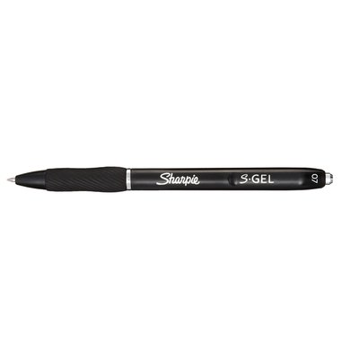 Stylo gel Sharpie S-gel Medium noir blister 3 pièces