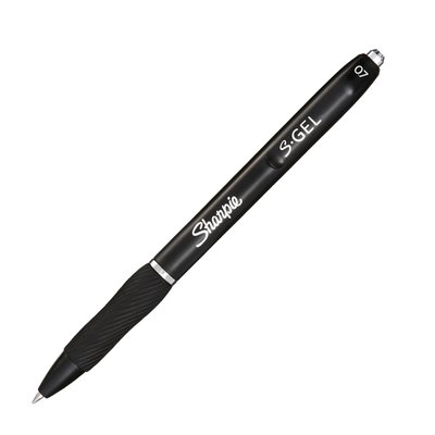 Stylo gel Sharpie S-gel Medium noir blister 3 pièces
