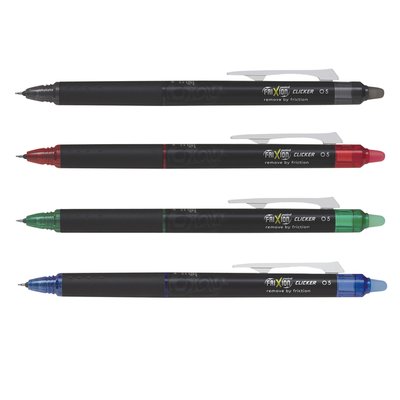 Roller PILOT FriXion Point Clicker Synergy Fin bleu