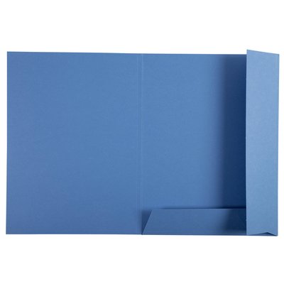 Dossiermap Exacompta Clean'Safe 2kleppen blauw 5 stuks