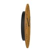 Pendule murale Unilux Palma Ø30cm bambou noir Photo