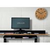 Pendule murale Unilux Palma Ø30cm bambou noir Photo