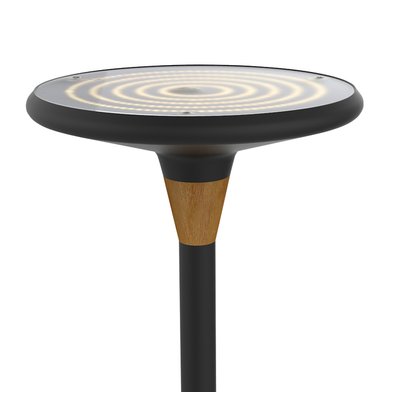 Lampadaire Unilux Baly LED bambou noir