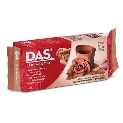 Boetseerklei DAS luchthardend 1000 gram terracotta