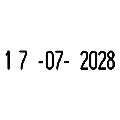 Datumstempel Trodat Printy 4810 cijfers