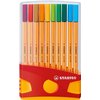 Fineliner STABILO point 88 ColorParade rollerset geel/rood F ass 20st foto