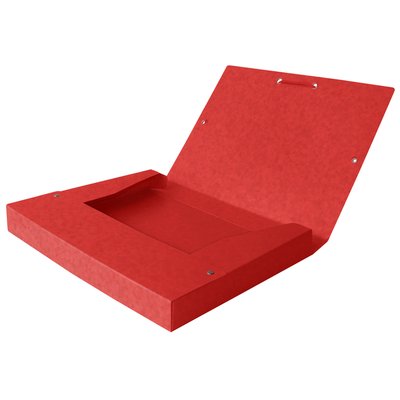 Elastobox Oxford Top File+ A4 25mm rood