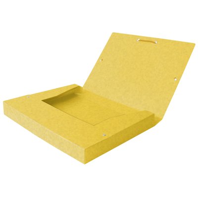 Elastobox Oxford Top File+ A4 40mm geel