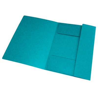 Chemise à élastique Oxford Top File+ A4 aqua