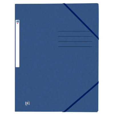 Elastomap Oxford Top File+ A4 donkerblauw