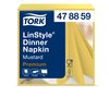 Serviette Tork LinStyle Premium 478859 Pli 1/4 1 ép 390x390mm jaune moutarde 50 pièces Photo