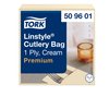 Pochette Tork Linstyle Premium 1-laags 390x390mm crème 509609 foto