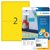 Etiquette HERMA 4496 199,6x143,5mm jaune 40 pièces